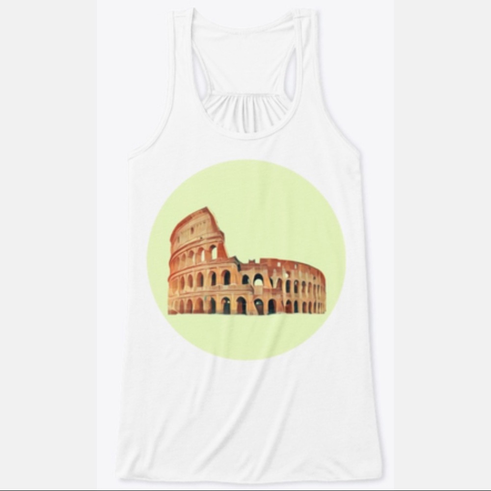 Casual tank top featuring-Colosseum